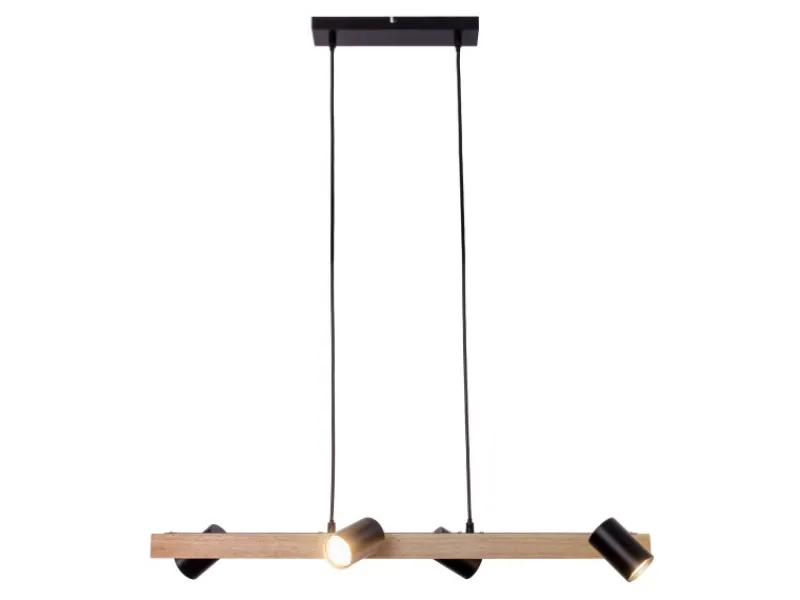 Sale Pendelleuchte Frida Schwarz 120 cm x 80 cm x 24 cm 4er-Set Kücheninseln