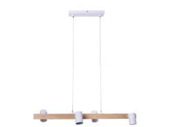 Outlet Pendelleuchte Frida Weiß 120 cm x 80 cm x 24 cm 4er-Set Kücheninseln