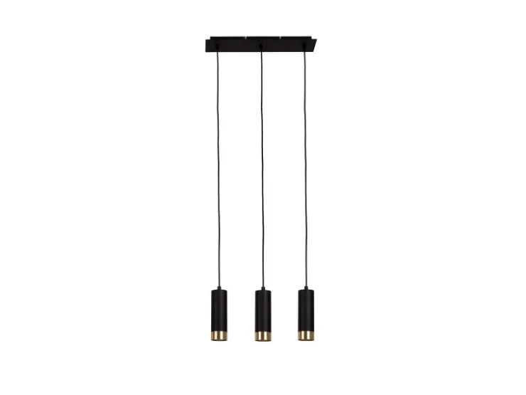 Online Näve Pendelleuchte Fridu Schwarz 150 cm x 48 cm x 9 cm 3er-Set