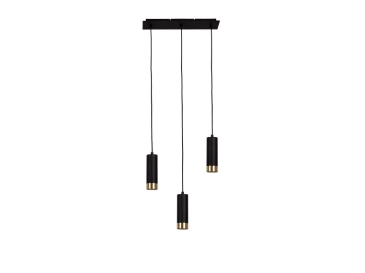 Online Näve Pendelleuchte Fridu Schwarz 150 cm x 48 cm x 9 cm 3er-Set