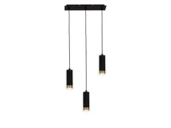 Online Näve Pendelleuchte Fridu Schwarz 150 cm x 48 cm x 9 cm 3er-Set