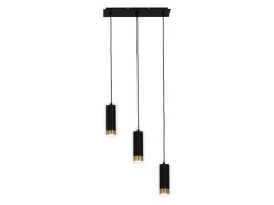 Online Näve Pendelleuchte Fridu Schwarz 150 cm x 48 cm x 9 cm 3er-Set