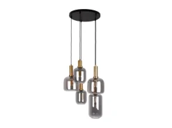 Hot Näve Pendelleuchte Fumo Schwarz Ø 54,8 cm x 150 cm 5er-Set