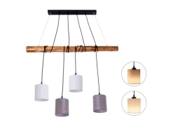 Sale Pendelleuchte Malta Natur 150 cm x 100 cm x 13 cm 4er-Set Kücheninseln