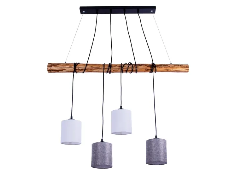 Sale Pendelleuchte Malta Natur 150 cm x 100 cm x 13 cm 4er-Set Kücheninseln