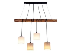 Sale Pendelleuchte Malta Natur 150 cm x 100 cm x 13 cm 4er-Set Kücheninseln