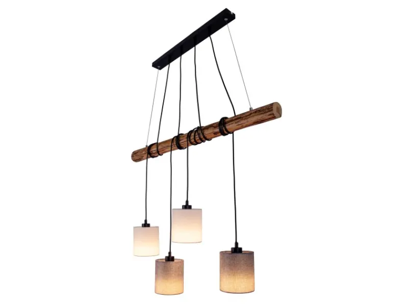 Sale Pendelleuchte Malta Natur 150 cm x 100 cm x 13 cm 4er-Set Kücheninseln