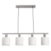 Best Näve Pendelleuchte Maron Natur 140 cm x 71,5 cm x 12 cm 4er-Set