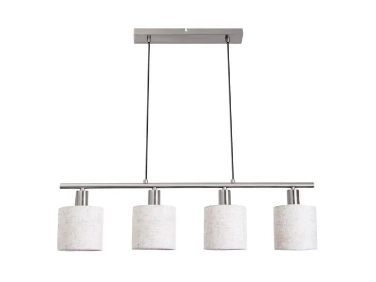Best Näve Pendelleuchte Maron Natur 140 cm x 71,5 cm x 12 cm 4er-Set