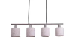 Best Näve Pendelleuchte Maron Natur 140 cm x 71,5 cm x 12 cm 4er-Set