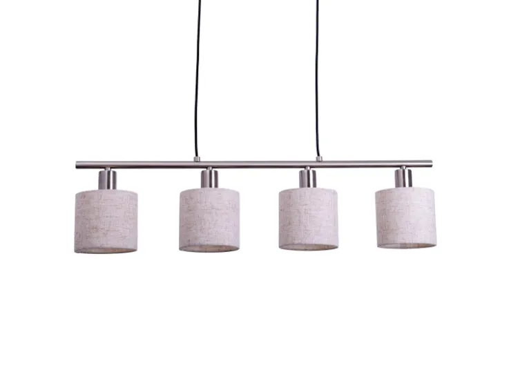 Best Näve Pendelleuchte Maron Natur 140 cm x 71,5 cm x 12 cm 4er-Set