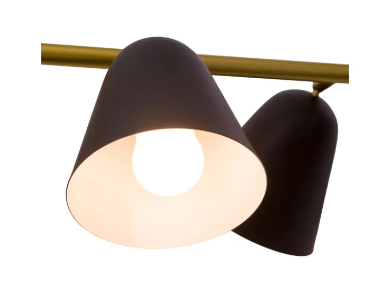 Clearance Pendelleuchte Triton Schwarz 126 cm x 61 cm x 13 cm 4er-Set Kücheninseln