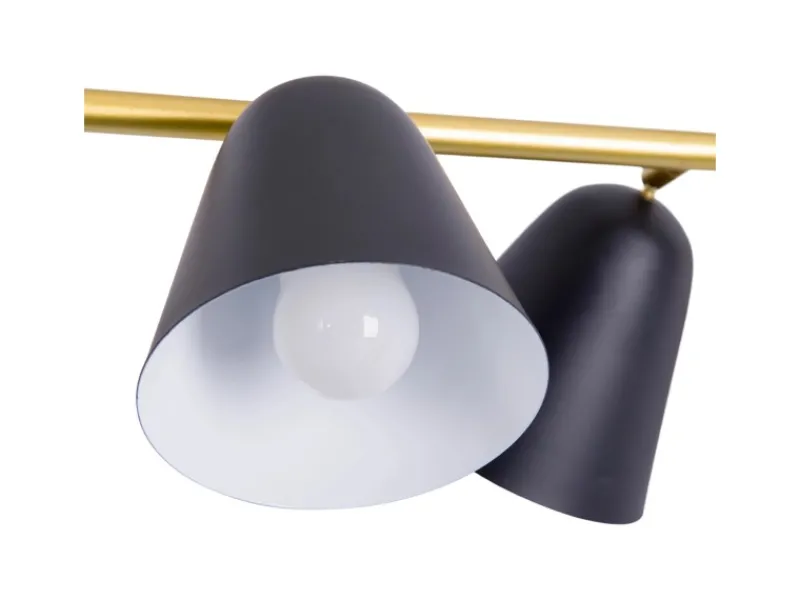 Clearance Pendelleuchte Triton Schwarz 126 cm x 61 cm x 13 cm 4er-Set Kücheninseln