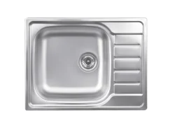 Clearance OBI Einbauspüle Quadra Single 65 Edelstahl eckig