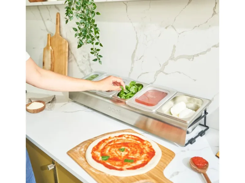 Hot Pizzabelag-Station Vorratsbehälter|Kühlschränke
