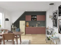 Best Optifit Bari407 Küchenzeile 210 cm Rostrot