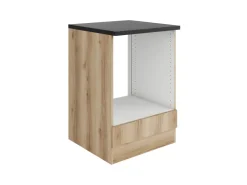 Optifit Kochfelder<Küchen-Herdumbau 60 x 88 x 60 cm Kaya290 Nachbildung Wildeiche