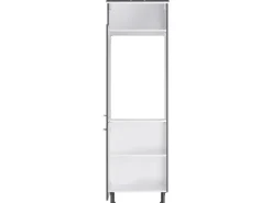 Best Küchen-Hochschrank für Kühlschrank Ingvar420 60 cm Anthrazit Matt Kühlschränke