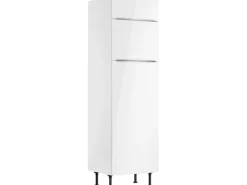 Hot Küchen-Hochschrank für Kühl-Gefrier-Kombi Arvid986 60 cm Weiß Pantryküchen|Kücheninseln