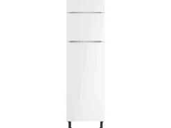 Hot Küchen-Hochschrank für Kühl-Gefrier-Kombi Arvid986 60 cm Weiß Pantryküchen|Kücheninseln