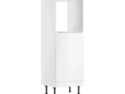 Optifit Single-Küchen|Pantryküchen<Küchen-Midischrank für Backofen und Kühlschrank Arvid986 60 cm Weiß