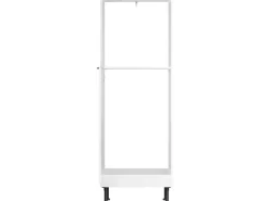 Optifit Single-Küchen|Pantryküchen<Küchen-Midischrank für Backofen und Kühlschrank Arvid986 60 cm Weiß