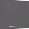 Best Optifit Küchen-Oberschrank Ingvar420 100 cm x 70,4 cm x 34,9 cm Anthrazit Matt