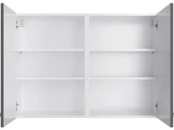Best Optifit Küchen-Oberschrank Ingvar420 100 cm x 70,4 cm x 34,9 cm Anthrazit Matt