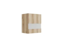 Optifit Küchenschränke<Küchen-Oberschrank m. Segmentglastür 50x57,6x34,6cm Kaya290 NB Wildeiche