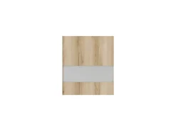 Optifit Küchenschränke<Küchen-Oberschrank m. Segmentglastür 50x57,6x34,6cm Kaya290 NB Wildeiche