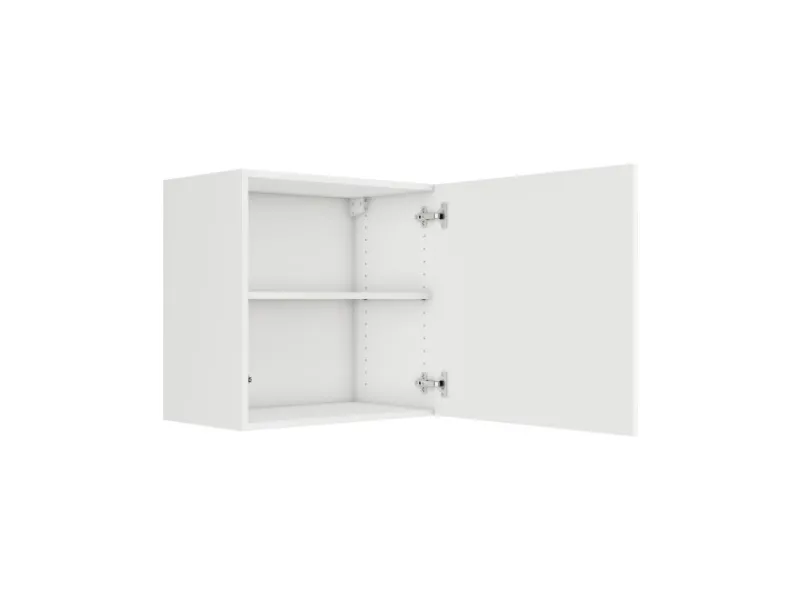 Best Küchen-Oberschrank 60 x 57,6 x 34,6 cm Luca932 Weiß Anthrazit Küchenschränke|Einbauküchen