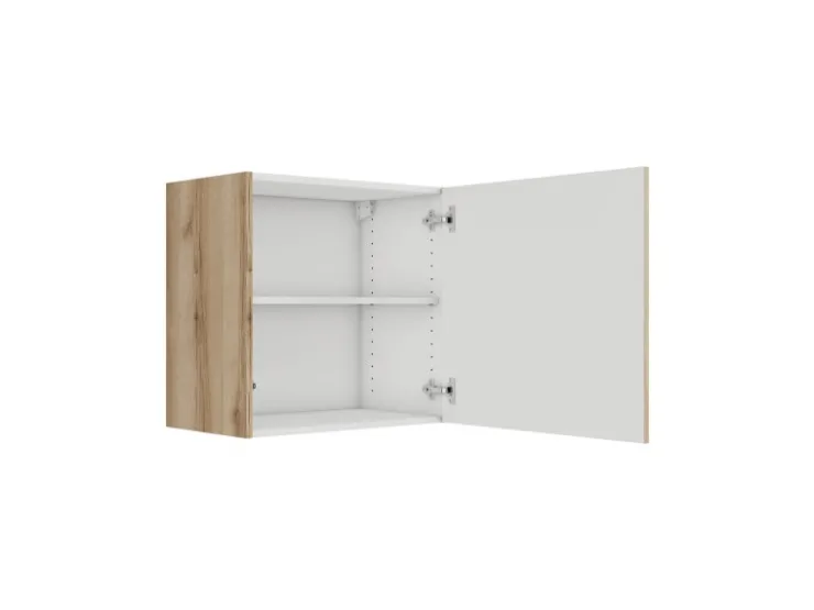 Optifit Küchenschränke<Küchen-Oberschrank 60 x 57,6 x 34,6 cm Kaya290 Nachbildung Wildeiche