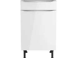 Best Optifit Küchen-Unterschrank Arvid986 50 cm x 87 cm x 58,4 cm Weiß