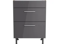 Optifit Pantryküchen|Kochfelder<Küchen-Unterschrank für Kochfeld Jonte984 60 cm Anthrazit-Wildeiche