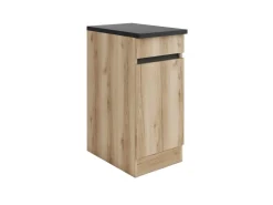 New Optifit Küchen-Unterschrank 40 x 88 x 60 cm Kaya290 Nachbildung Wildeiche