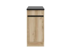 New Optifit Küchen-Unterschrank 40 x 88 x 60 cm Kaya290 Nachbildung Wildeiche