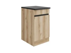 Optifit Küchenschränke<Küchen-Unterschrank 50 x 88 x 60 cm Kaya290 Nachbildung Wildeiche