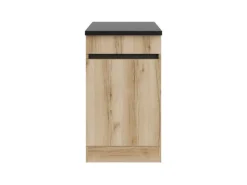 Optifit Küchenschränke<Küchen-Unterschrank 50 x 88 x 60 cm Kaya290 Nachbildung Wildeiche
