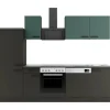 Best Optifit Küchenzeile KPVM 2742OE-9+ V405/M420 o. E-Geräte Steingr./Anthr. 270cm