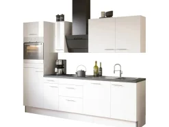 Optifit Besteckkästen|Kochfelder<Küchenzeile Optikoncept Rurik 270 cm Weiß