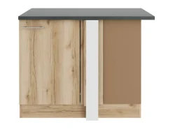 Sale Optifit Livorno290 Küchen-Eck-Unterschrank 110 cm Wildeiche Nachbildung