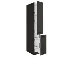 Sale Optifit Madrid420 Küchen-Apothekerschrank 30 cm Anthrazit Matt