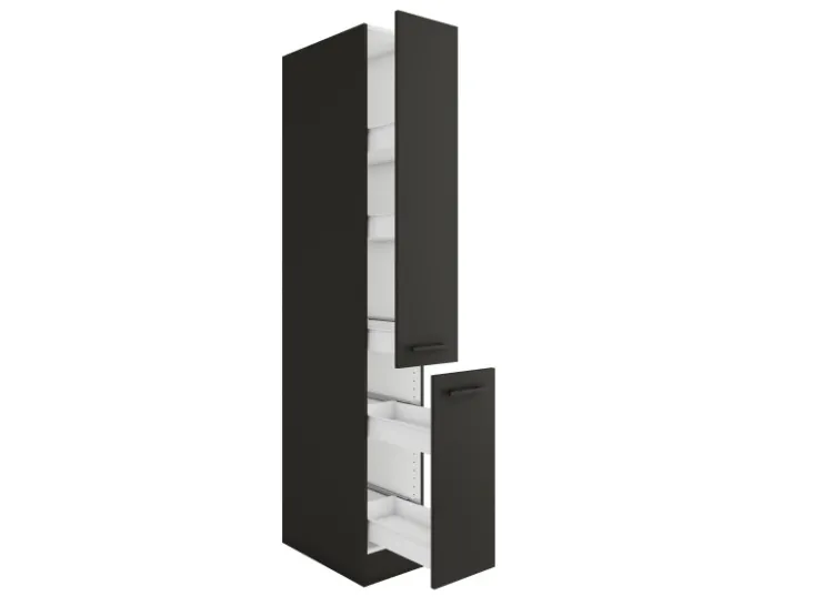 Sale Optifit Madrid420 Küchen-Apothekerschrank 30 cm Anthrazit Matt