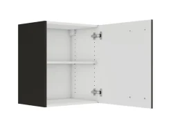 Optifit Pantryküchen|Küchenschränke<Madrid420 Küchen-Oberschrank 50 cm Anthrazit Matt