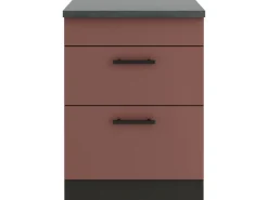 Sale Optifit Nizza407 Küchen-Unterschrank 60 cm Rostrot