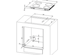 Sale Optifit Verona405 Küchenzeile 270 cm Steingrün