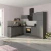 Discount Winkelküche Optikoncept Mats ohne E-Geräte 270 cm Basaltgrau Winkelküchen|Einbauküchen