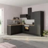 Best Optifit Winkelküche Optikoncept Ingvar ohne E-Geräte 270 cm Anthrazit