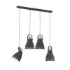 Orion Leuchten Kücheninseln<Hängeleuchte Theke 72 cm x 17 cm Schwarz 4 x E27