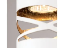 Outlet Orion Leuchten Hängeleuchte Trance 80 cm x 30 cm 1 x GU10 Weiß Gold